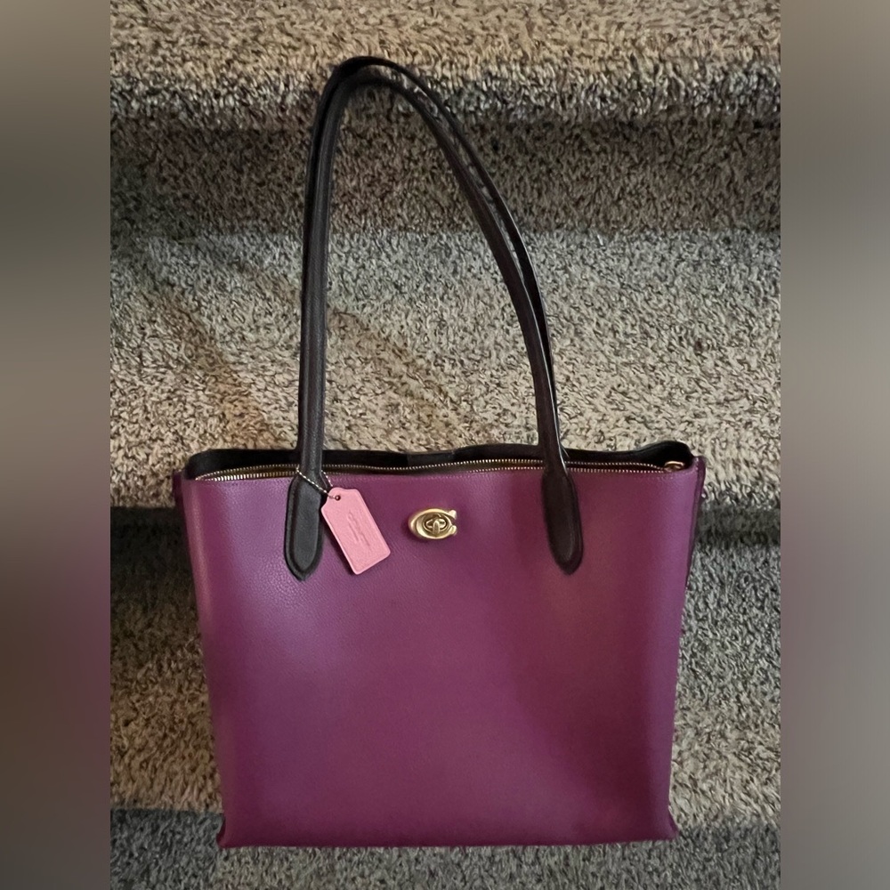 NWOT Coach Willow Colorblock Tote